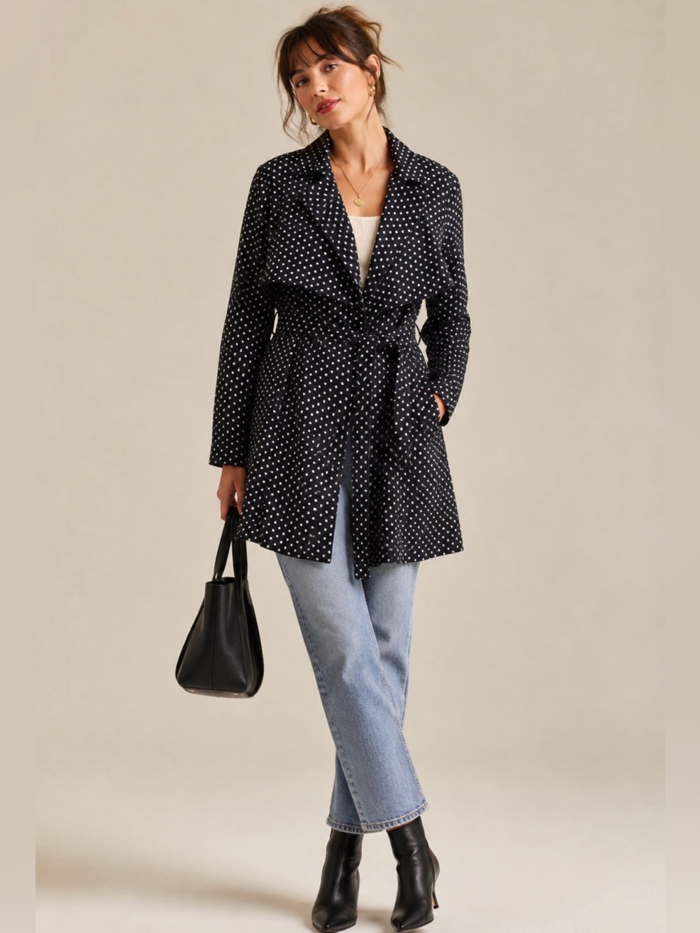 Tulle - Anthropologie Navy and White Jacket